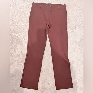 Betabrand Dress Pant Yoga Pants in Chocolate Brown. Size XL